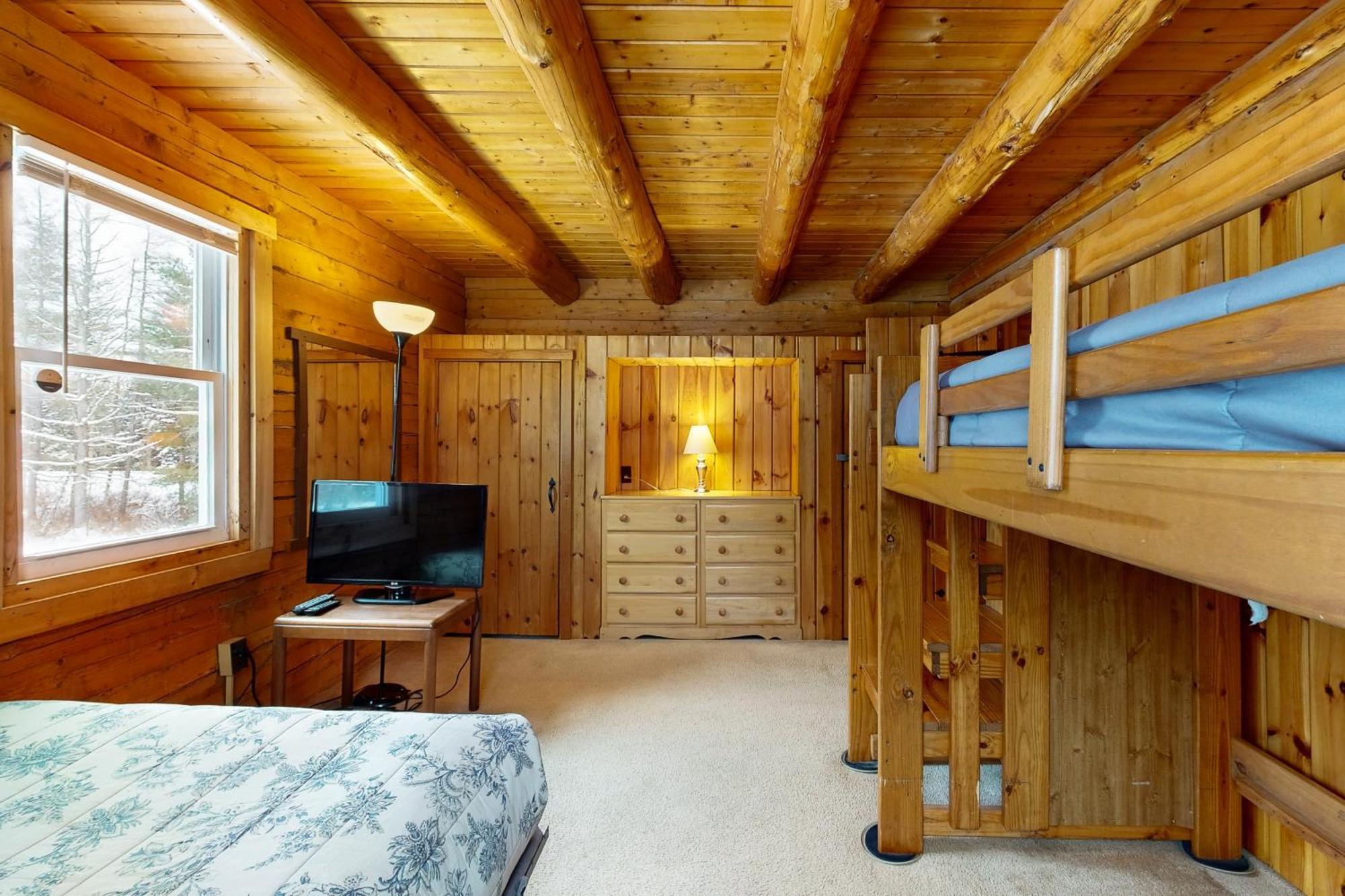 Twin View Log Home Carroll Exteriér fotografie