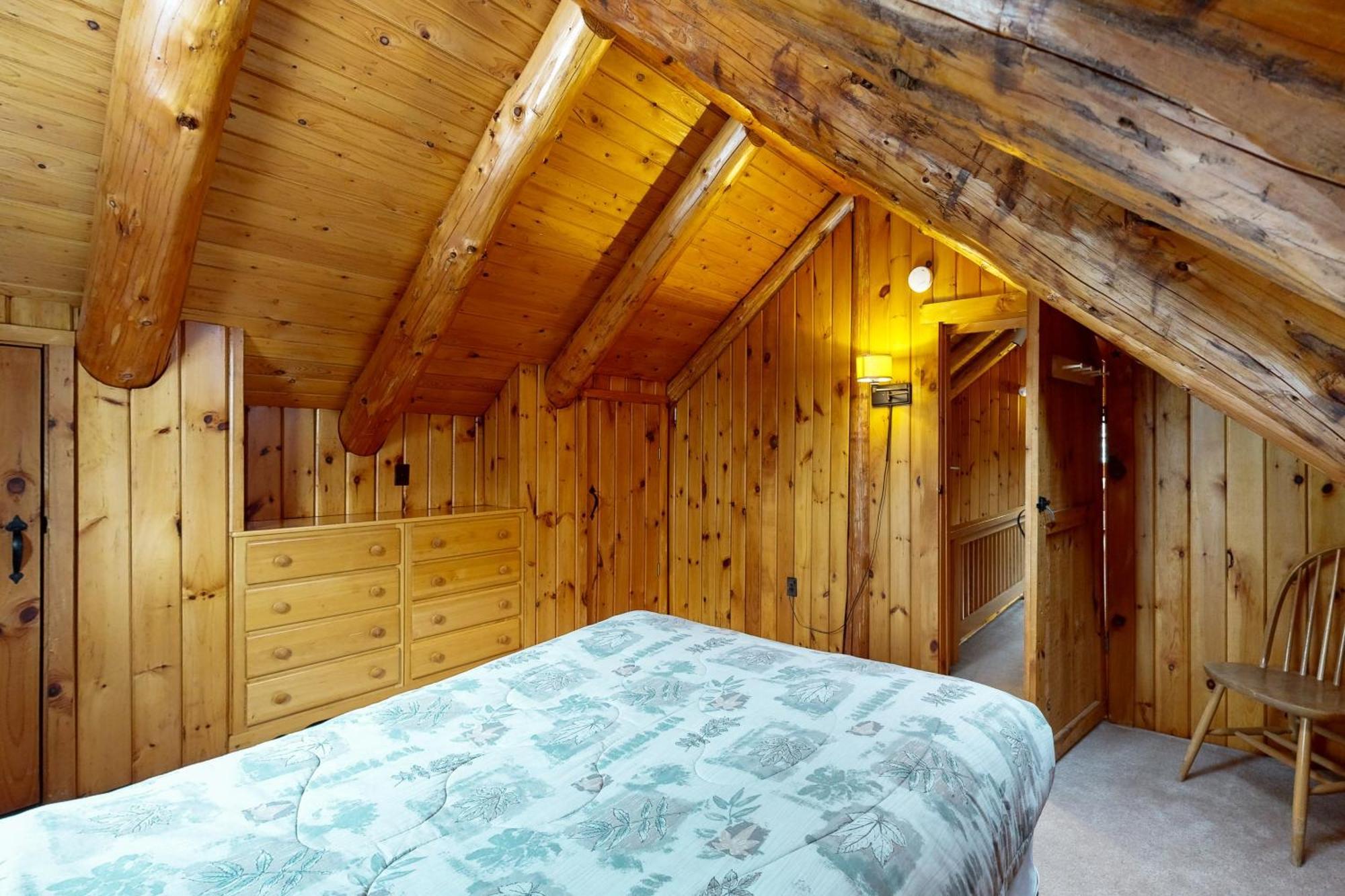 Twin View Log Home Carroll Exteriér fotografie